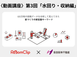 【RoomClipコラボ】600万枚のデータから見えた！  <br>「家づくりの新定番キーワード」動画講座！～第3回「水回り・収納編」～